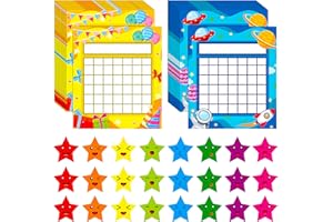 SPRITEGRU 66 Packs tableaux de motivation pour la classe en 2 designs avec 2024 autocollants étoiles