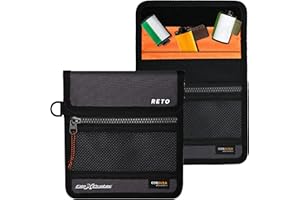 RETO Film X-Protec Tasche-Cordura Wasserdicht, Röntgenfest, Bleifrei, Röntgendichtes Stoff, Leicht, Langlebig, Duo-Schicht, Strahlungsbeständige Schutzfolien-Tasche Größe S(16,5 x 18,0 cm)(EIN Stück)