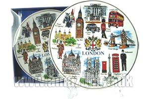 Decorative Plates Fine Porcelain with London Popular Scenes and Icons - London Collectable Souvenir
