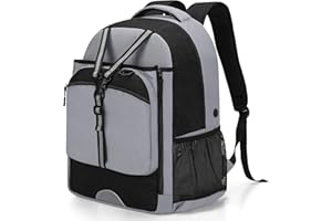 GOBUROS Tennisrucksack für Damen/Herren, Tennistasche mit separatem belüftetem Schuhfach, multifunktionale Sporttasche für Tennis/Badminton/Pickleball/Squachschläger und Zubehör
