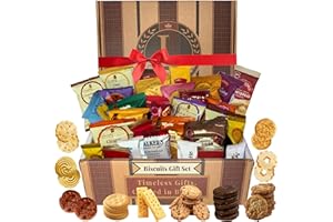 Biscuits Gift Set Hamper Bundle Contains 30 Packs of Individually Wrapped Biscuits Multipacks. Lordingtons Gift Hamper Includes a Variety of Loved Treats