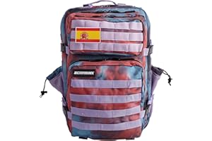 ELITRAINX Plecak 45L Wojskowy Flaga Hiszpania Sport, Kabina Samolot, CrossTraining, Odkryty Sport Siłownia Portatil by ELITEX TRAINING, Nebula