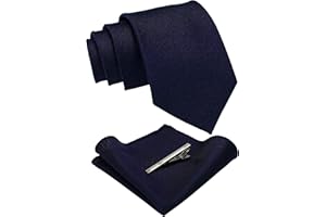 JEMYGINS Cravatta Uomo Vintage Cotone Scacchi Cravatta Multicolore con Fazzoletto e Fermacravatta