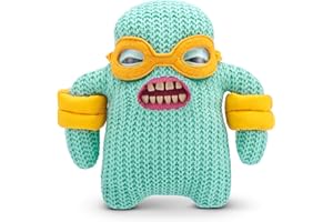 FUGGLER Monstruo Feo y Divertido Vacay Vibes de ZURU, Monstruo Feo y Divertido, Peluche, Coleccionable, Juguete (Mr Needles)