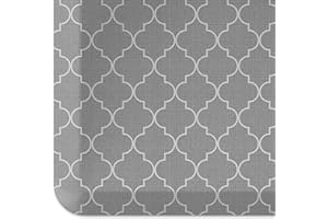 NewLife by GelPro Designer Comfort Mat, 20 by 32-Inch, Lattice Mineral Grey