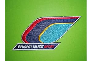 CEEBOO A654 PATCH ECUSSON PEUGEOT TALBOT SPORT GAUCHE 10 * 4 CM