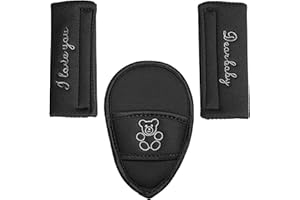 Storchenbeck Seat Belt Pad Set, Universal for Baby Seat, Buggy, Pushchair, Car Seat (Small)