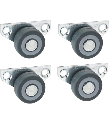 Rail A Roulettes Galets Rouleaux Avec Roulettes Plastique 28 Mm