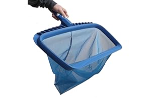 Happy Hot Tubs Super Deep Leaf Skimmer Net Swimming Pool Rake Heavy Duty