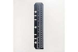 ZELTEN A5 Oggi Righello 01 (Black, 1 Count)