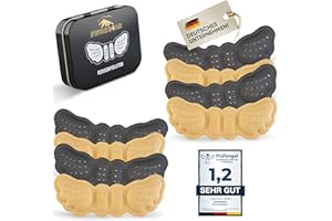 ‎SWISSBEAR SWISSBEAR Fersenpolster mit Memory Schaum 8er Set: Ultimativer Komfort & Schutz - Fersenpolster für zu große Schuhe - Fersenschutz für Schuhe, hautfreundliche Fersenpolster, Rutschfest