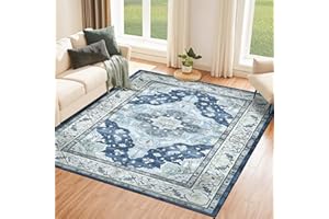 DAJAVE Teppich Wohnzimmer 160x230 cm Rugs for Living Room, Teppich Kurzflor, Flächen Mit Rutschfester Unterseite, Groß Teppisch für Schlafzimmer und Esszimmer(Grau)