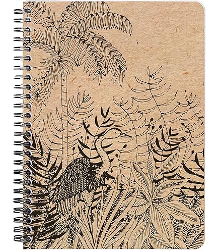 Clairefontaine 116044C - Un Petit Bloc Notes A Spirale Motifs Nature Sur Couverture Kraft - 9x11cm - 160 Feuilles Unies 90g - Collection Le Cerisier Blanc - 3 Visuels, Livraison Aléatoire - View #7