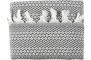 Tuiste Tagesdecke, Baumwolle, Couchüberwurf, Sofadecke, kuschelige TV-Decke, Couchdecke, Sesseldecke, Wendedecke, Bettüberwurf, Couch Überzug, Sommerdecke, Picknickdecke (Schwarz, 250x265 cm)