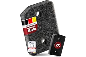 Premium Base Filter Suitable for Miele T1 9164761-2x Filter for Tumble Dryer and Heat Pump Dryers - 207 x 157 x 30 mm - Sponge Filter Mat for Active, EditionEco, Silence, SpeedCare, etc.