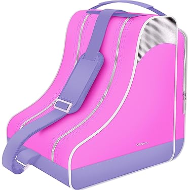 Borsa Per Pattini SHER-WOOD - Per Pattinaggio Su Ghiaccio E Rotelle, Tracolla Regolabile, Unisex