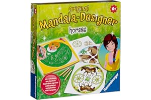 RAVENSBURGER MANDALA DESIGNER Ravensburger 29742 - Horses, 2 in 1 - Mandala Designer midi