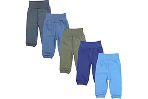 TupTam Pantalon de Jogging pour Bébés, Lot de 5