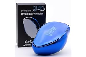 Das Original! Rubby Nano Crystal Haarentferner | Haarentfernung ohne Rasieren | Ohne Schmerzen & Schneiden | Magischer Haarentferner (1x, Blau)