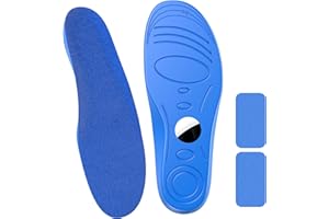 MHYALUDO Compatible with Airtag Protective Cover Insoles for Kids and Seniors,Compatible with Airtag Insoles to Help You Find Your Family Faster, Track Your Steps and Shoes -Size 190mm Blue