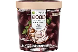 Garnier GOOD permanent hårfärg 4,61 soluppgång-lila – färg utan ammoniak, upp till 100% grå täckning, 1 st.