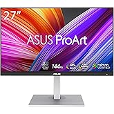 ASUS ProArt PA278CGV - 27 Zoll WQHD Professioneller Monitor - 16:9 IPS, 2560x1440, 144 Hz - ergonomisch, Pivot, Calman, hohe 