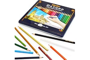 Helix Oxford Colouring Pencils in Metal Tin (Pack of 24)