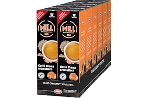 ‎MR & MRS MILL Mr & Mrs Mill Kaffeekapseln Caffè Crema aromatisch, Stärke 4/6, kompatibel mit K-fee & Tchibo Cafissimo*, Rainforest Alliance zertifiziert, 120 Kapseln (12 x 10)