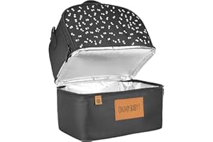 Badabulle Sac Isotherme Repas Pick et Go, Multipoches, Grande Contenance 5 L, Conservation Longue Durée au Froid (5h) ou au Chaud (3h), Imperméable, Idéal pour les Sorties en Famille