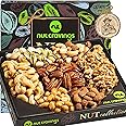 NUT CRAVINGS Gourmet Collection - Valentines Day Nut Collection Gift Basket in Elegant Box (7 Assortments) Galentines Arrangement Platter, Birthday Care Package - Healthy Kosher Corporate