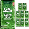 Laila Basmati Rice (8 x 500g Packs), Aromatic Rice Basmati-Style, Basmati Rice Long Grain for Biryani, Pilaf or Pulao, Gluten Free Rice, 100% Pure Long Grain Rice