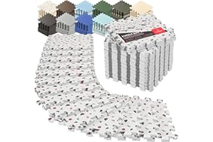 BEMAXX Tappeto Palestra Tappetino Fitness da Ginnastica a Puzzle - Pavimento Protettivo Incastro Tatami Gomma Allenamento Protezione Sport| Materassino Gommato Mattonella Pavimentazione per Home Gym Manubri