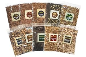 Verdant Republic Organic Sprouting Seeds Mix – SEEDELICIOUS Supreme | 10 Assorted Packs in Convenient Packs (500g) Healthy Sprouts | Over 20 Vegetable Seed - Legume - Grain Varieties