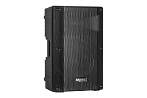 Ibiza - XTK12-MKII - Passiver 12"/30 cm SONO-Lautsprecher - 25mm Kompressionshochtöner - Bassreflexsystem - Griffe und Räder - New Version - Schwarz - Party, Events, Club, Konferenz