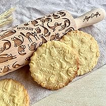 EGYPT HIEROGLYPHS EMBOSSING ROLLING PIN Laser Engraved Rolling Pin