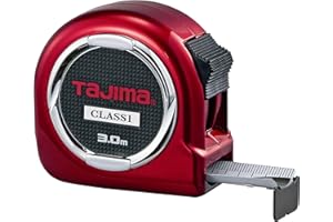 Tajima H1550MW Hi-Lock - Cinta métrica, Rojo, 4781530