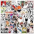 CodersParadise Pack of 49 Chainsaw Man Anime Aesthetic Vinyl Stickers for Laptop, Journal, Guitar, Mobile Phone - Waterproof Residue Free Stickers.