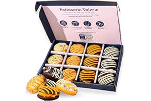 Patisserie Valerie Whoopie Pie Treat Box – Chocolate Orange, Oreo, Funfetti & Biscoff Flavours – Handcrafted Cake-Like Cookies with Creamy Fillings – 12 Pack, Vegetarian, Alcohol Free