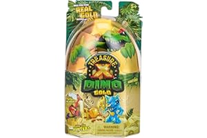 Treasure X Dino Gold Dino Single Pack Unboxing toy Dig and discover collectable Dino figures Will you find real gold treasure 8 levels of adventure