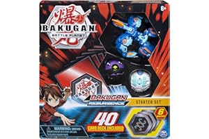 Bakugan, Kit de démarrage Battle Brawlers avec créatures transformantes, Aquos Pyravian, à partir de 6 ans