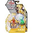 Bakugan Evolutions, Neo Dragonoid with Nano Fury and Lancer Platinum Power Up Pack, True Metal Action Figure, 2 Nanogan, 2 Bakucore, 2 Ability Cards, Kids Toys