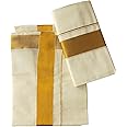 Women's Cotton Mundu without Blouse Kerala Set - Gold, Cream
