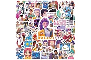 AOMAIGAD 69 Pièces Autocollant Kpop Demon Hunter, Autocollants Anime Démon Hunter Dessin, Stickers K-Pop Demon Hunters, Idéale pour Ordinateur, Valise et Coque, pour adolescentes Cadeau (B1)
