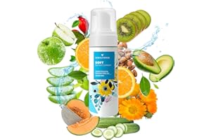 VIDALFORCE SOFT Mousse. Limpiador facial Bio I Piel Seca o Normal I Con 16 Activos Naturales y Bio I Limpia e hidrata profundamente. Limpiador de poros, puntos negros y maquillaje(No Waterproof). 150ml