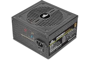 YEYIAN Raiden 550 W Alimentatore non modulare PC 80+ Bronzo | PCIE 6+2 | ATX 12 V Vedere 2.0 | 80 Plus Bronze | Cavi piatti | Ventilatore 120 mm | PC Gaming Compatibile Nvidia AMD (nero)