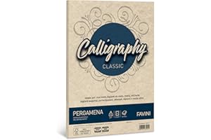 Favini 867147 Pergamena Liscio 50 fogli, A4-90 g, Sabia 02