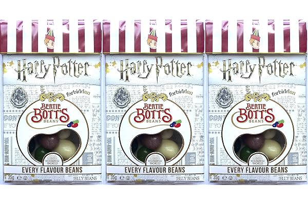 Jelly Belly Harry Potter™ Bertie Bott's Every Flavour Beans 35 g låda (3-pack)