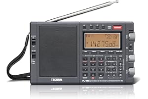 Tecsun PL-990X Receptor Multibanda FM/LW/MW/SW y MP3 de Gama Alta., Gris