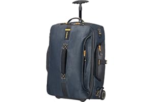 Samsonite Paradiver Light - Sac/sac à dos de voyage à 2 roues S, 55 cm, 51 L, bleu (Jeans Blue)