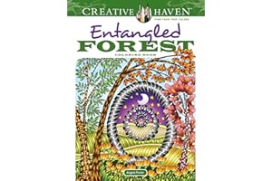 Creative Haven Entangled Forest Coloring Book